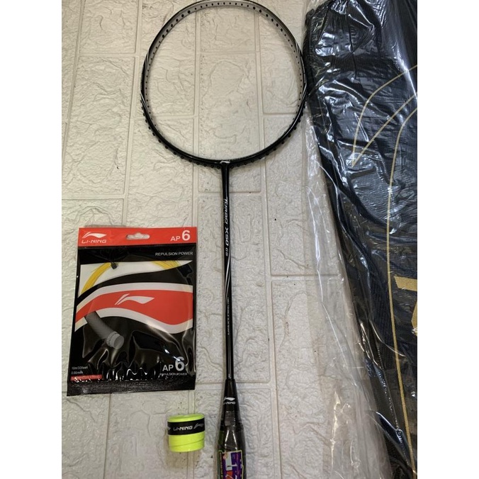 Raket Badminton LINING TURBO X 50 GEN 5/TURBO X 70 G5 +tas+grip+ senar