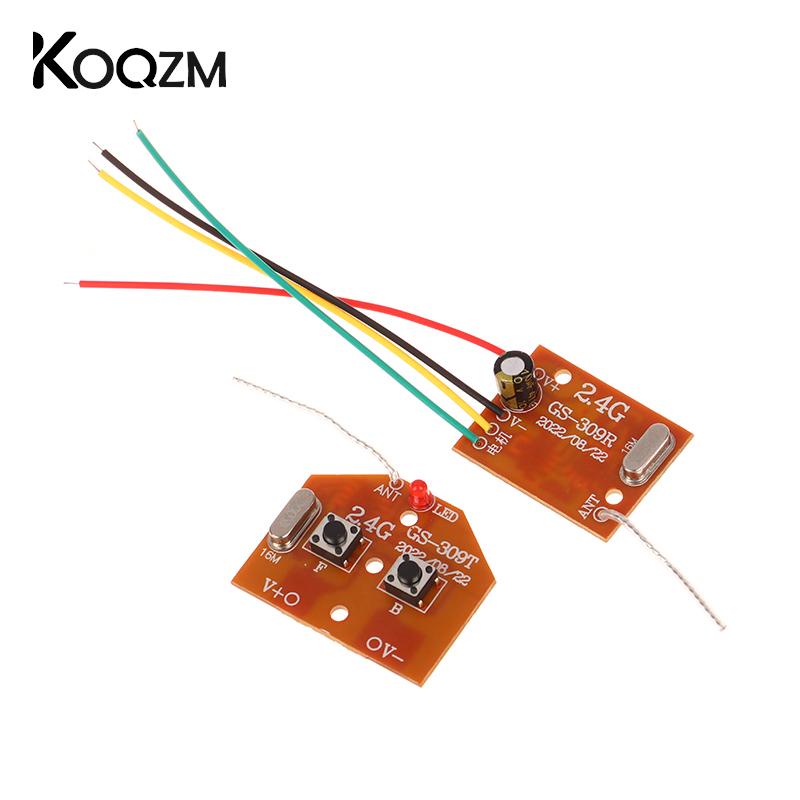 ❤2CH RC Accessory Module 2.4G Circuit PCB Transmitter and Receiver Board Radio System for Car Truck 