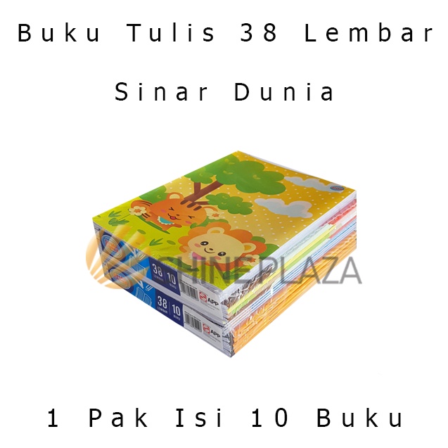 

NWML8361 ORIGINAL% [PACK] Buku Tulis SIDU 38 Lembar 1 Pak Isi 10 Buku Sinar Dunia
