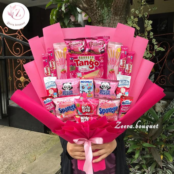 

Terbaru (B22) Buket Snack/Snack Bouquet/Bucket Snack [Include: Card+Packing]