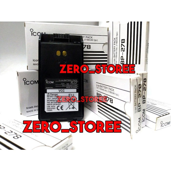 Ready BP-278 Baterai Icom IC-V88 IC-U88 V88 U88 HT BP 278 ICOM BP278 Awet L