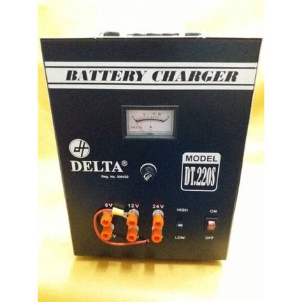 Ready batery charger cas aki Delta Dt 220S