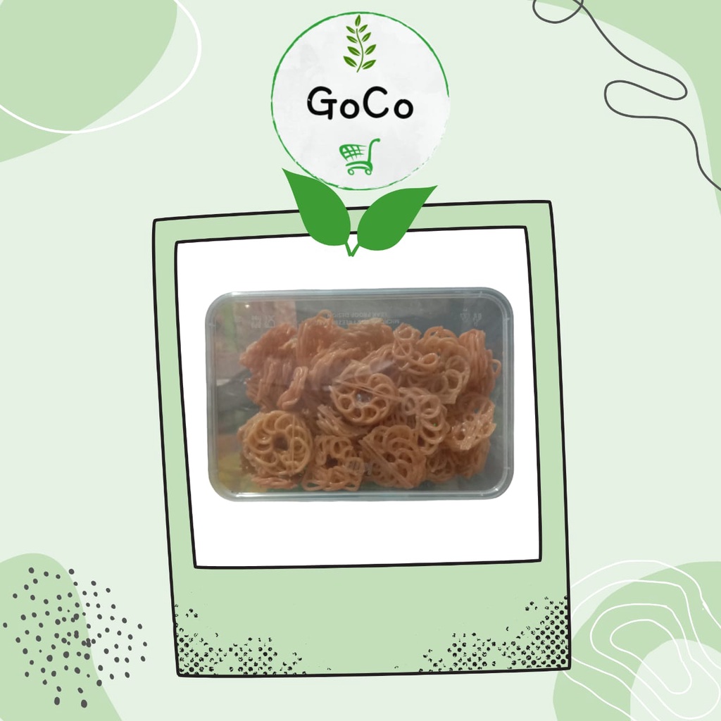 

MAWAR | Kerupuk mentah bentuk mawar kuning | 250 g | Eco-Friendly Packaging by GoCo