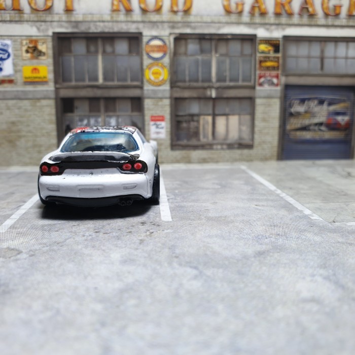 PROMO HOT WHEELS CUSTOM MAZDA RX 7 BAN KARET TERLARIS
