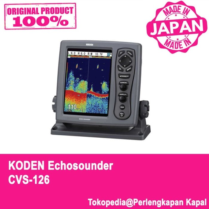 Terlaris Echosounder/ Fishfinder Koden Cvs-126 / Koden Cvs126