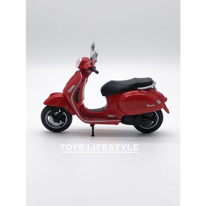 DISKON SPESIAL WELLY DIECAST - VESPA GTS 125CC 2017 TERBARU