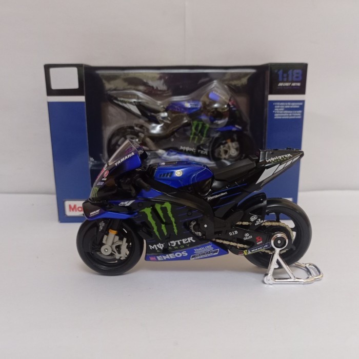 MUST HAVE DIECAST MOTOGP YAMAHA MONSTER 20 FABIO QUARTARARO MAISTO 1:18 MURAH TERLARIS