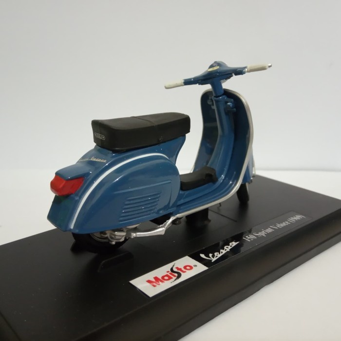 HOT SALE DIECAST VESPA 150 SPRINT VELOCE 1969 MINIATUR MOTOR KLASIK HARGA MURAH TERBARU