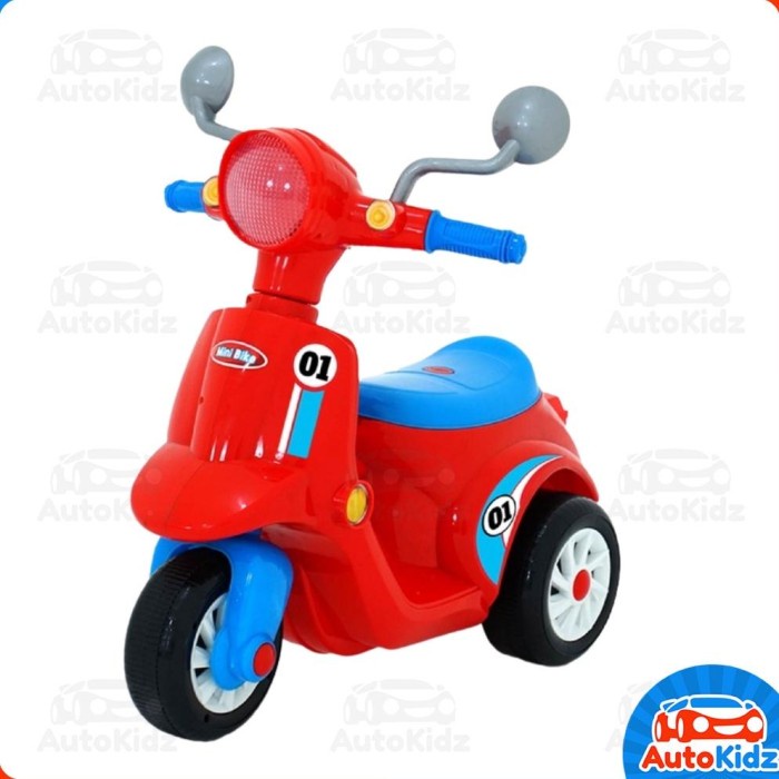 PROMO PROMO MAINAN ANAK MOTOR VESPA MINI BIKE MOTORAN PLASTIK SEPEDA RODA TERMURAH