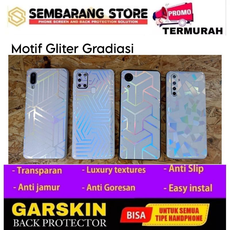 Garskin back protector Gradiasi Gliter Huawei  Mate50/Mate50RS/Mate50E/Mate50Pro/MateXs2/Mate40EPro/