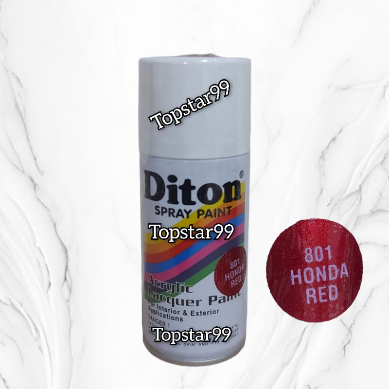 Pilok Pylok Pilox Cat Semprot Diton Merah Honda / Honda Red 801 150cc .