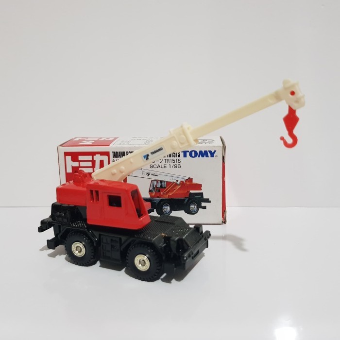 DISKON SPESIAL TOMICA DIECAST TADANO ROUGH TERRAIN CRANE TR151S NO 02 TERMURAH