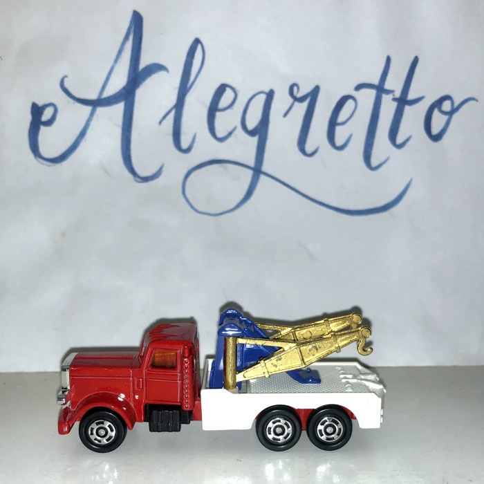 FLASH SALE ALEGRETTO TOMICA HOTWHEELS LOOSE AMERICAN TOW TRUCK TERLARIS