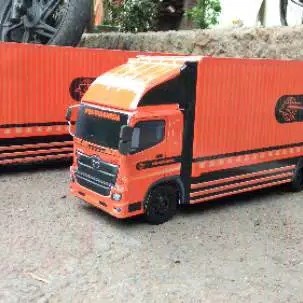 HOT SALE MINIATUR TRUK TRUCK KAYU TRONTON FUSO BOX TRONTON HINO MURAH TERBARU