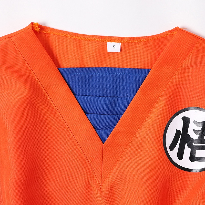 Dragon Ball Monkey King Cosplay Kostum Anime Goku Saiyan Halloween Pakaian Anak Kinerja Pria 2023
