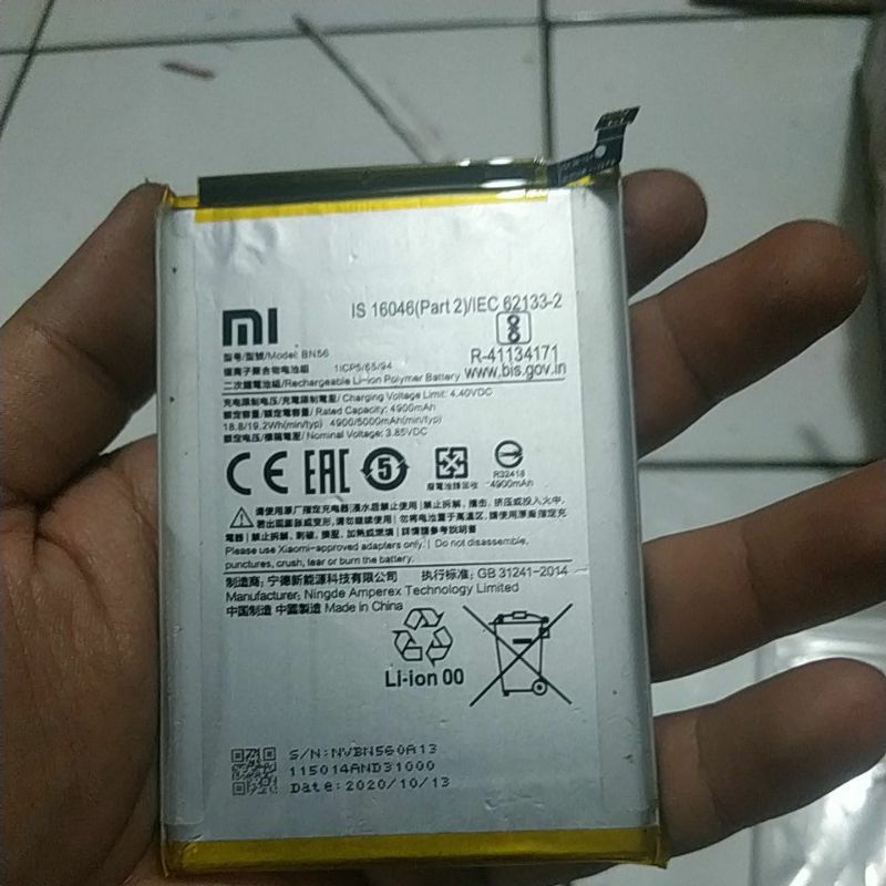 BATERAI BEKAS REDMI 9C/9A BN56
