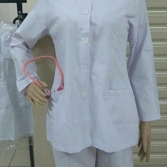 Baru SATU STEL BAJU PERAWAT WANITA / JAS PERAWAT DAN CELANA PERAWAT.
