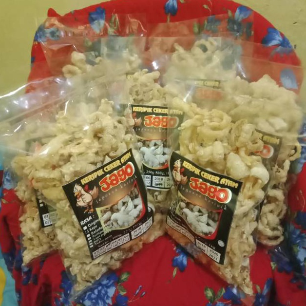 

Big Sale.. Keripik ceker ayam tanpa tepung 100 gr snack keto kripik kerupuk ketogenic 0Z9