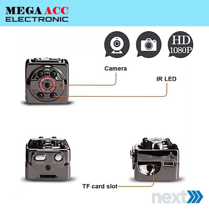 Mini Dv Sq8 Camera Full Hd 1920X1080