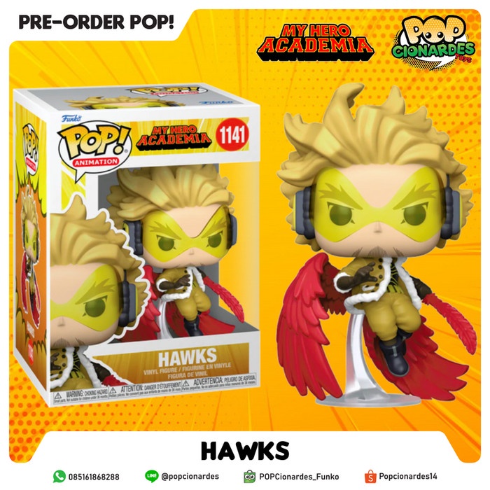 PROMO FUNKO POP ANIME - MY HERO ACADEMIA - HAWKS #1141 TERBARU