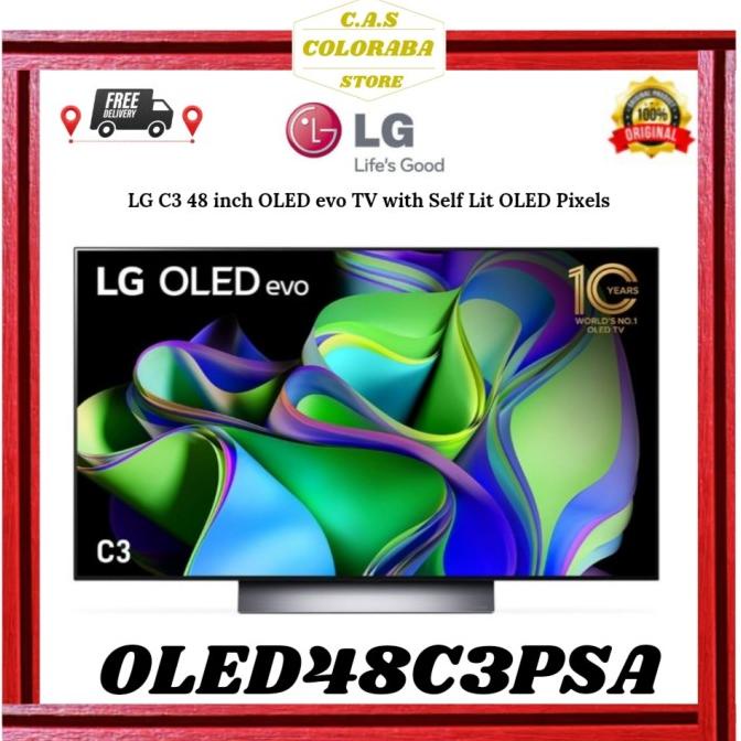 TV LG OLED48C3PSA SMART TV 48 INCH UHD HDR 4K OLED48 OLED48C3 48C3PSA BRALOVI_