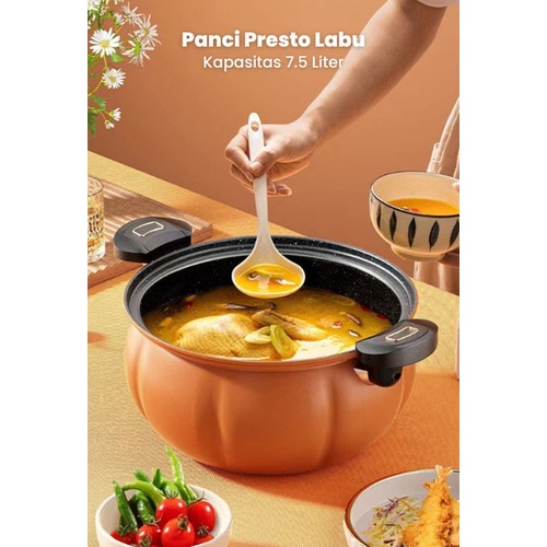 Best Seller Model Labu Panci Presto Labu Viral Dengan Kapasitas Besar 8 L