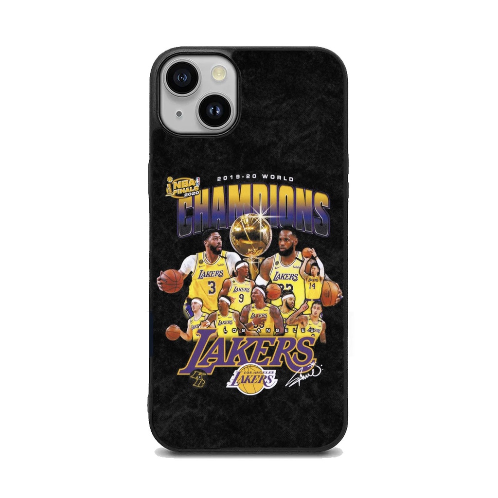 Case Casing Softcase Cover Iphone 14 13 12 11 X Xs Xr Pro Max Plus Mini Lakers BG0842