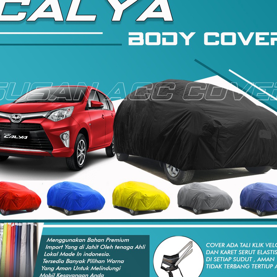 Terlaris Body Cover Mobil Calya Sarung Mobil Calya Sarung Mobil Sigra/Sigra r/Calya 2021/calya matic