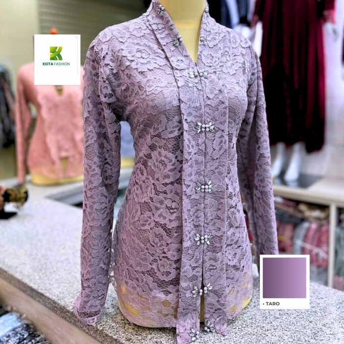 Terlaris Kebaya Kartini Payet Mutiara