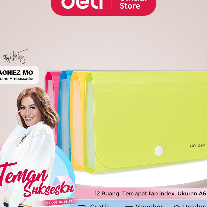

XBBM9305 [KODE 77] Deli Expanding File A6 12 Pembagi dengan tab index untuk pengaturan yang lebih mudah E5561