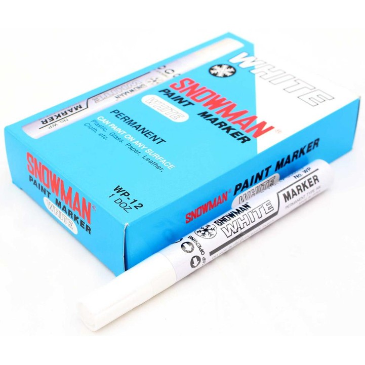 

Snowman WP-12 Paint Marker White ( IRRA STORE )