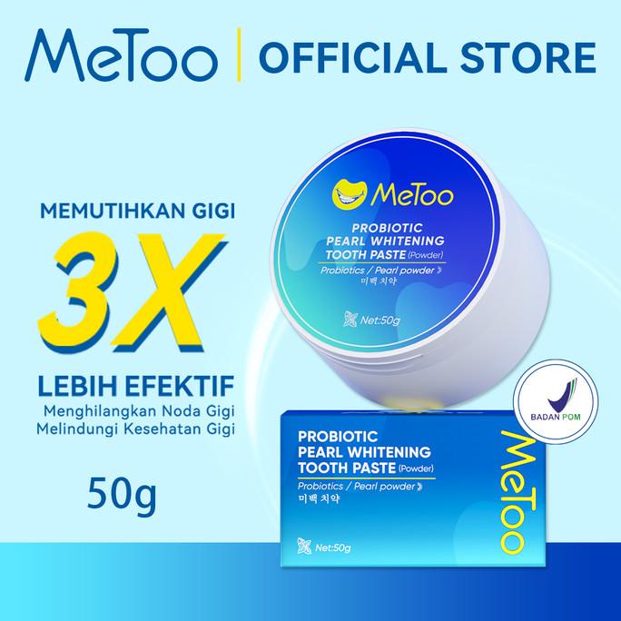 [BPOM] MeToo Teeth Whitening Powder / Whitening Tooth Powder 50g