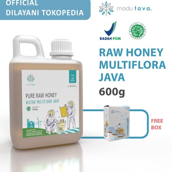 

Madu Murni Asli Tava 600gr Nektar Multiflora Java 100% Pure Raw Honey
