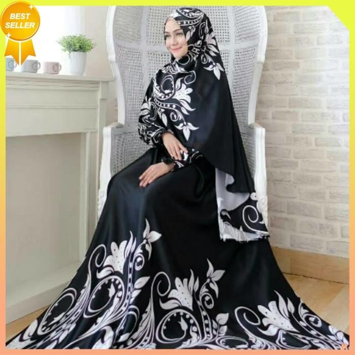 BD561 PROMO GAMIS MAXI DRESS WANITA SET KHIMAR TERBARU VANISA SYAR I F