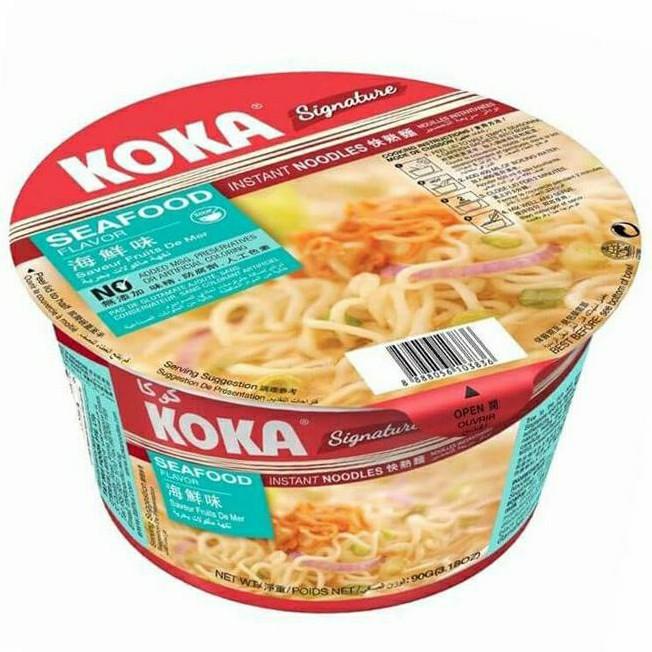 

Koka Bowl Seafood Flavour - Mie Instan Rasa Seafood ala Singapura Best Seller