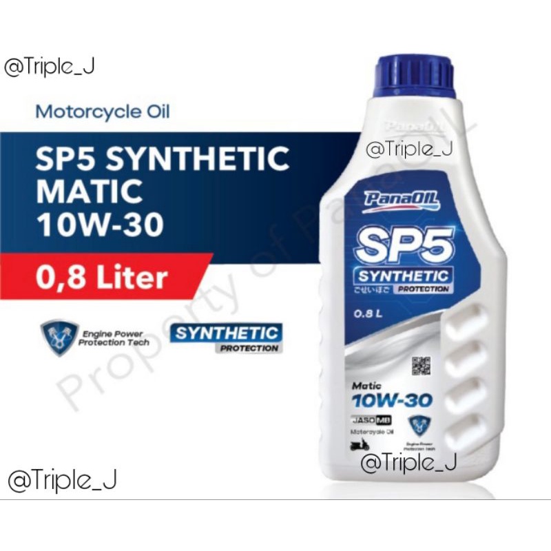 PanaOil SP5 10W-30 Synthetic 800ml - Matic