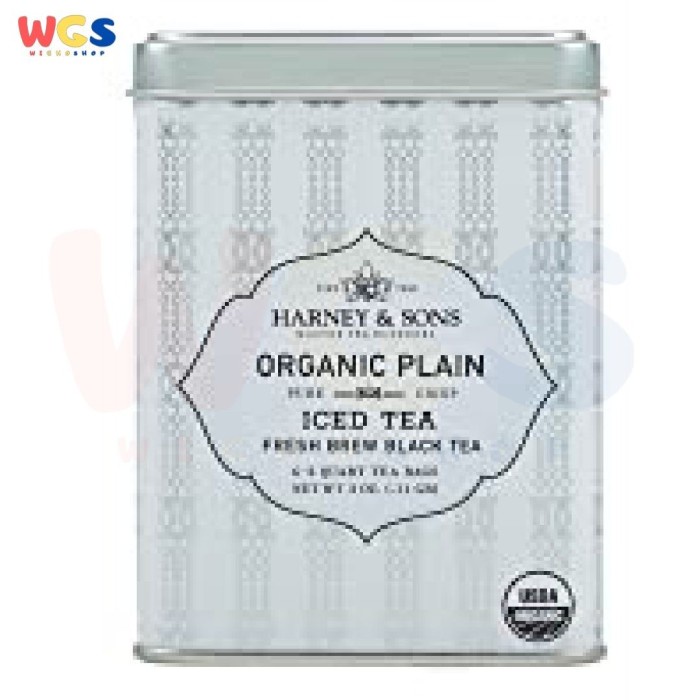 

Harney & Sons Organic Plain Iced Tea Fresh Brew Bla Tea 3oz 85g