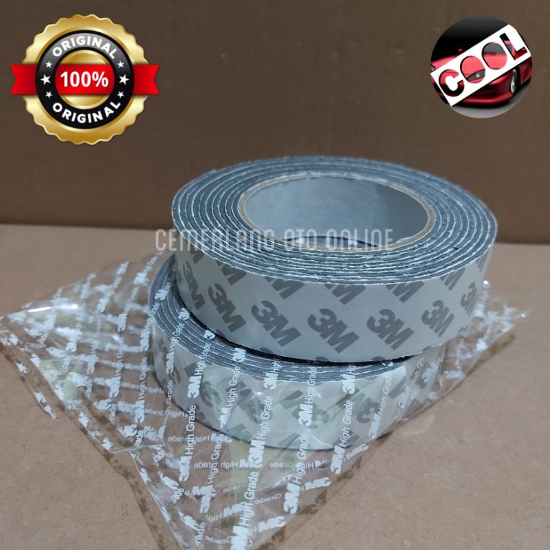 

Double Tape 3M PE Foam Tape 1 Inch - Perekat Busa 3M High Quality