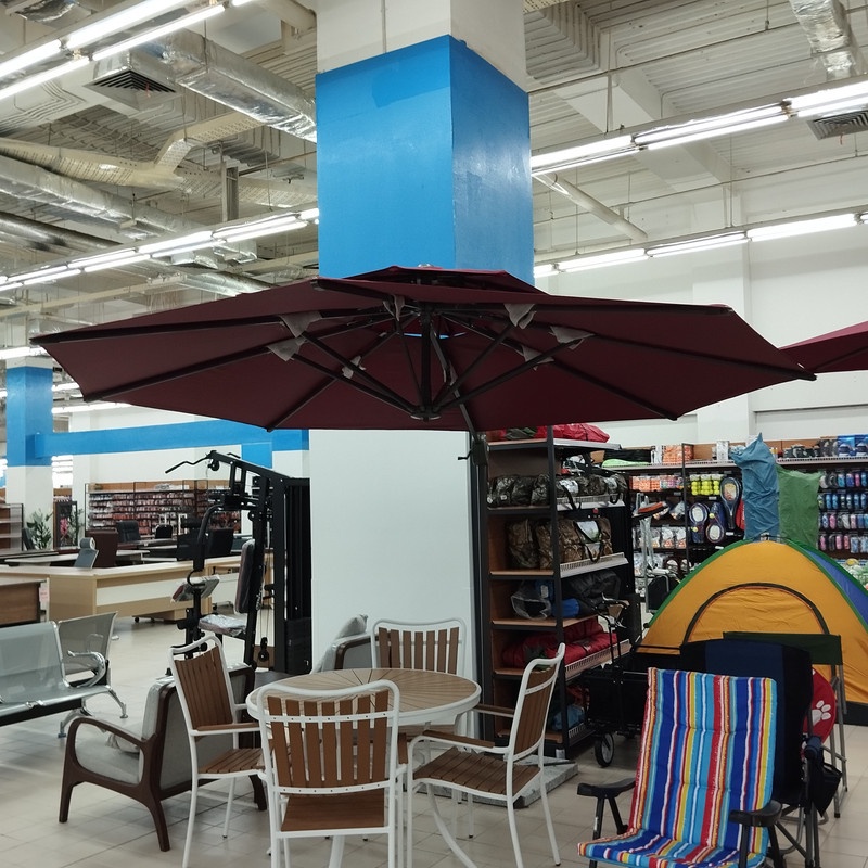 Tenda Payung lebar Outdoor Tenda Payung Untuk Taman Resto Pantai
