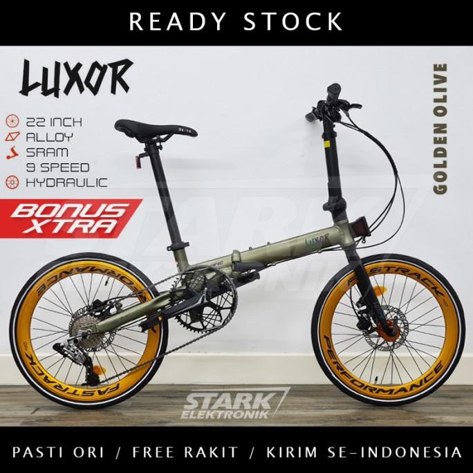 Amu Pacific Luxor 16 & 20 Inch Sepeda Lipat Folding Bike Bestq