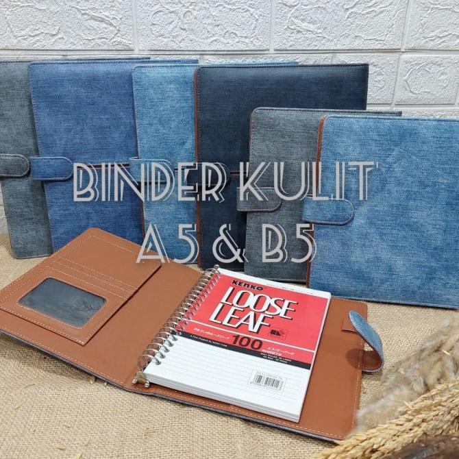 

Sale Binder Polos Denim Premium / Binder Exclusive A5 & B5