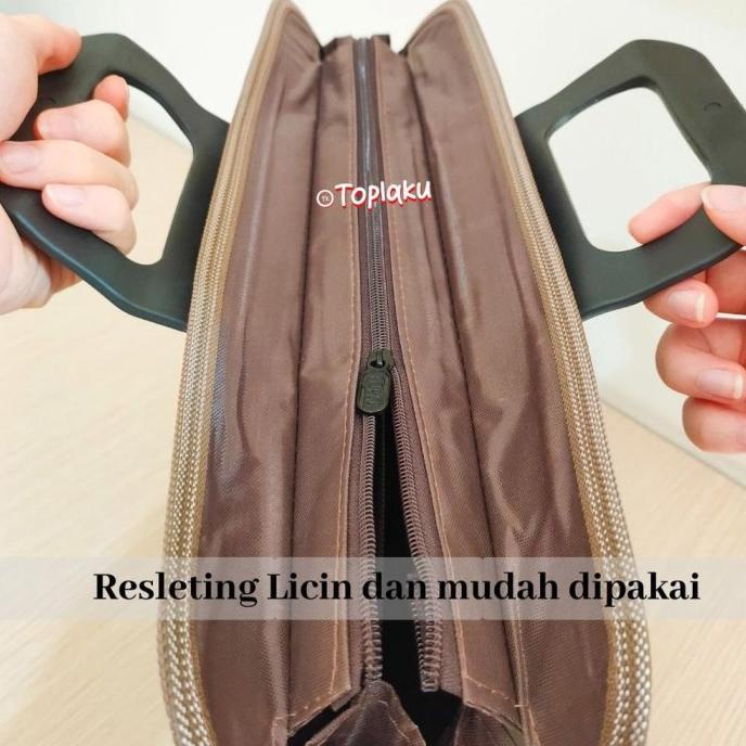 

Terlaris Terlaku!! Topla Tas Berkas Dokumen File Besar Anti Air Resleting 15.6