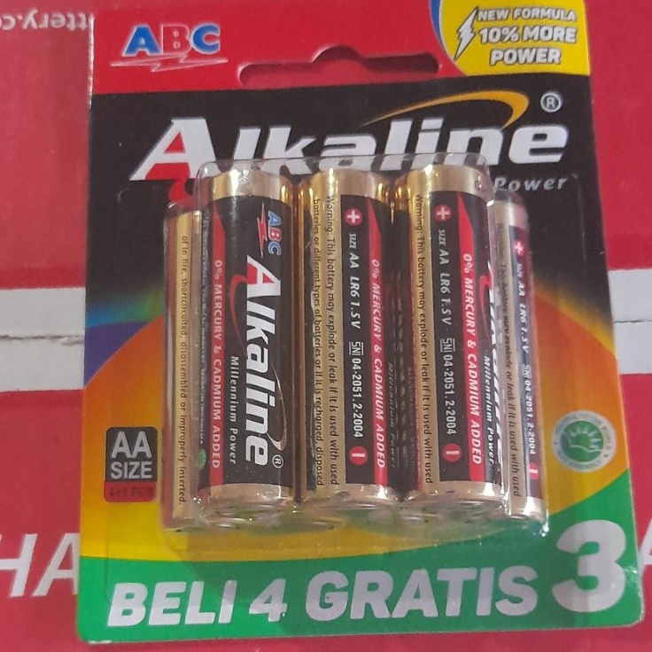 ク IX 6275 Baterai ABC Alkaline AA/A2 Isi 7 Terlaris ♚