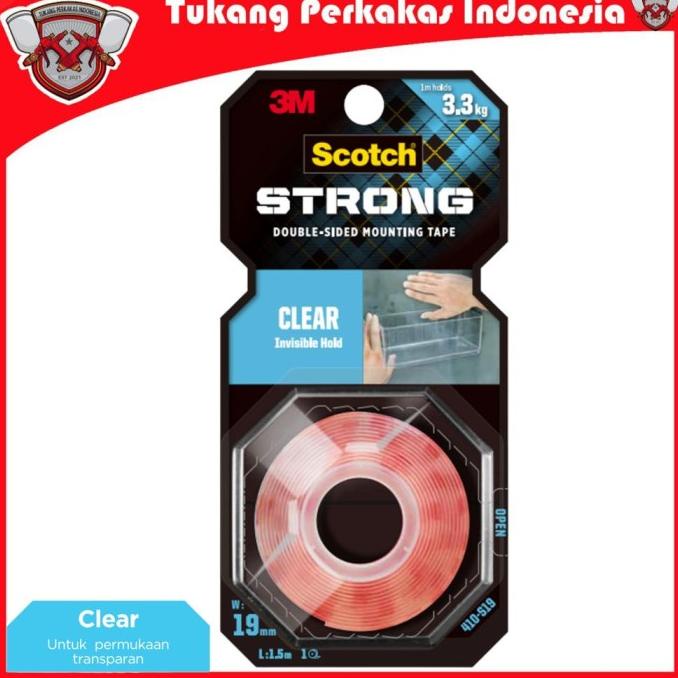 

Sale 3M Double Tape Scotch Permanent Tape Mounting Clear Transparan Bening