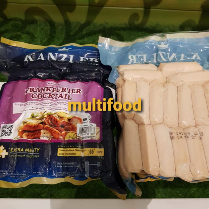 

Sosis Ayam Kanzler Frankfurter Cotail 500Gr / Sosis Ayam Kanzler