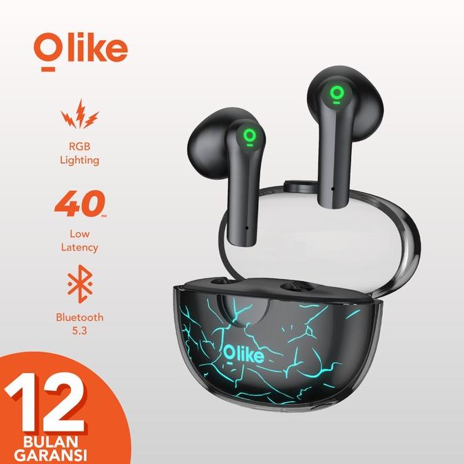 Olike True Wireless Bluetooth Earphone Gaming Earbuds Tws Headset T1H Sagegreenoutlet
