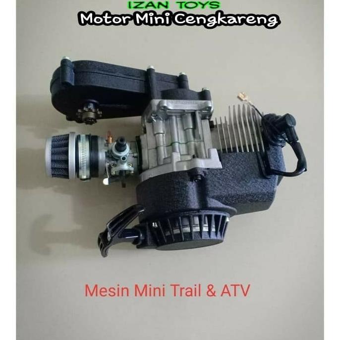 Mesin Motor Mini Trail-Mesin Rumput 2 Tak 50Cc-Mesin Motor Mini Cros Original