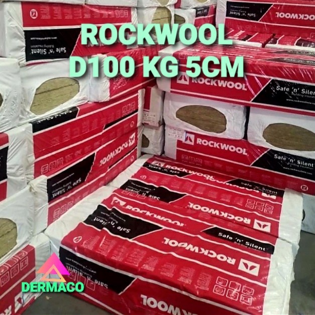 Rockwool D100 Kg 5Cm / Busa Peredam Suara Rockwool