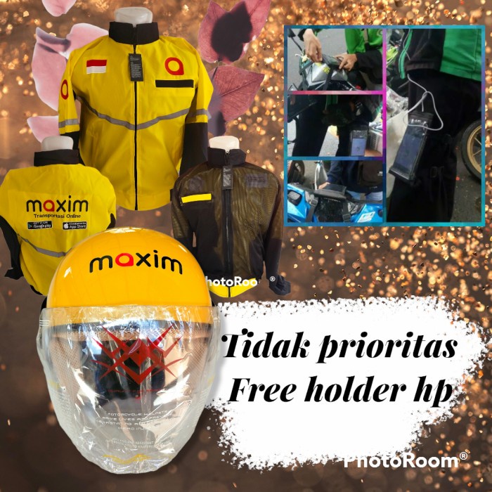 atribut maxim ojek online ojol