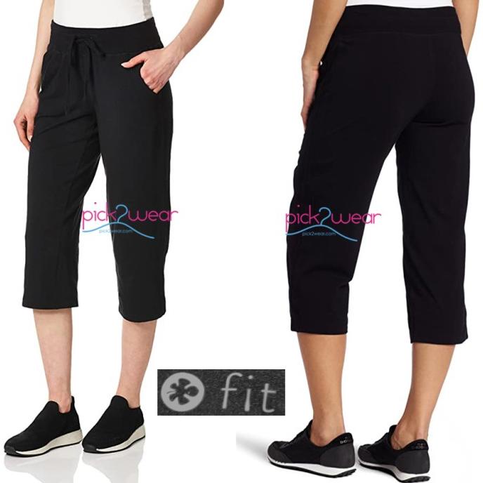 Fit Cooltex Celana Training Capri Woven Crop Pants 3/4 Draw Cord